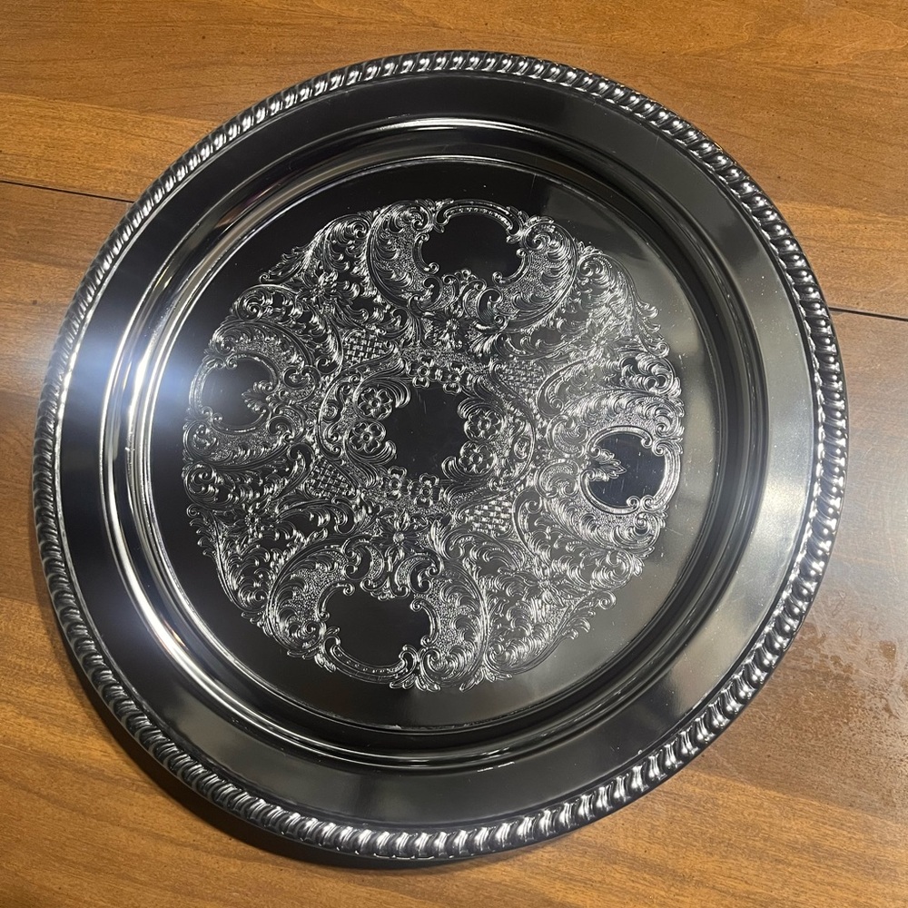 Vintage Leonard Silver 15” Silver Plated Serving Platter